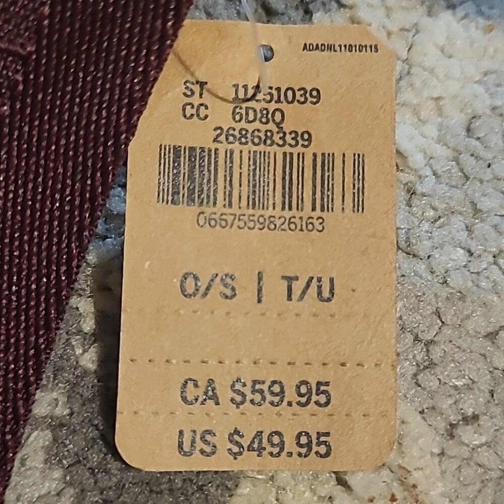 VICTORIA'S SECRET STRIPED LARGE CANVAS TOTE BAG - Picture 2 of 6